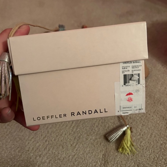 Loeffler Randall wrap around sandals in nude - Picture 4 of 4